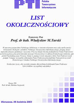 List Okolicznociowy