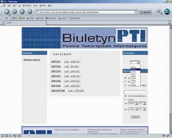 Wybr rocznika Biuletynu z 