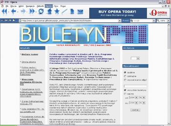 Archiwalny biuletyn PTI - marzec 2002