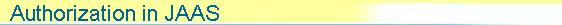 4. Authorization in JAAS